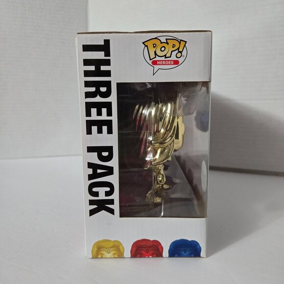 Pop! Heroes - Wonder Woman Chrome 3 Pack - Funko Limited Edition - Picture 4 of 7